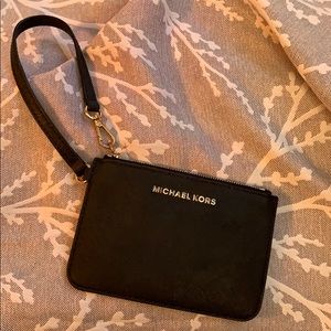 Small Black Michael Kors Wristlet
